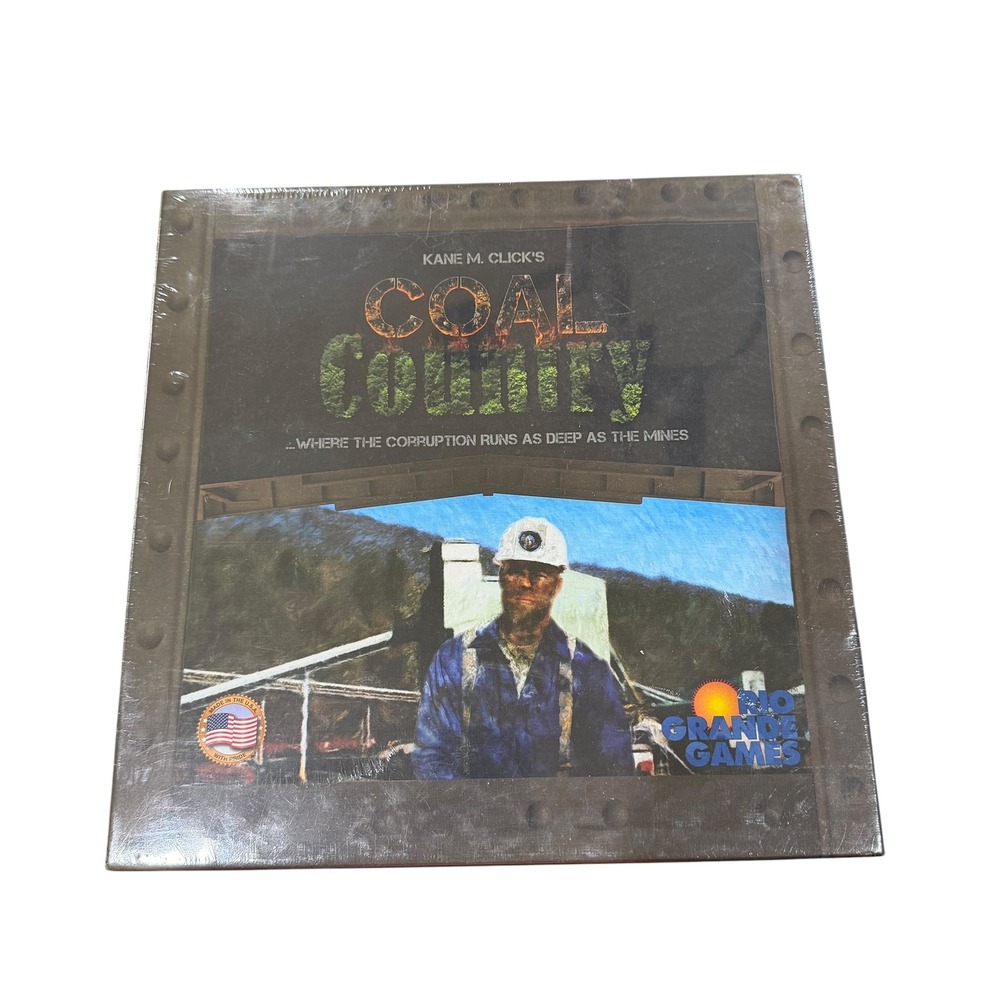 Rio Grande Games Coal Country Board Game Kane M Click New Sealed RIO538